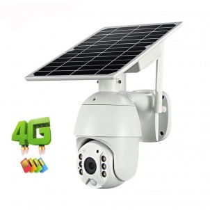 Camera giám sát năng lượng mặt trời xoay 360 dùng sim 4G HD 1080P
